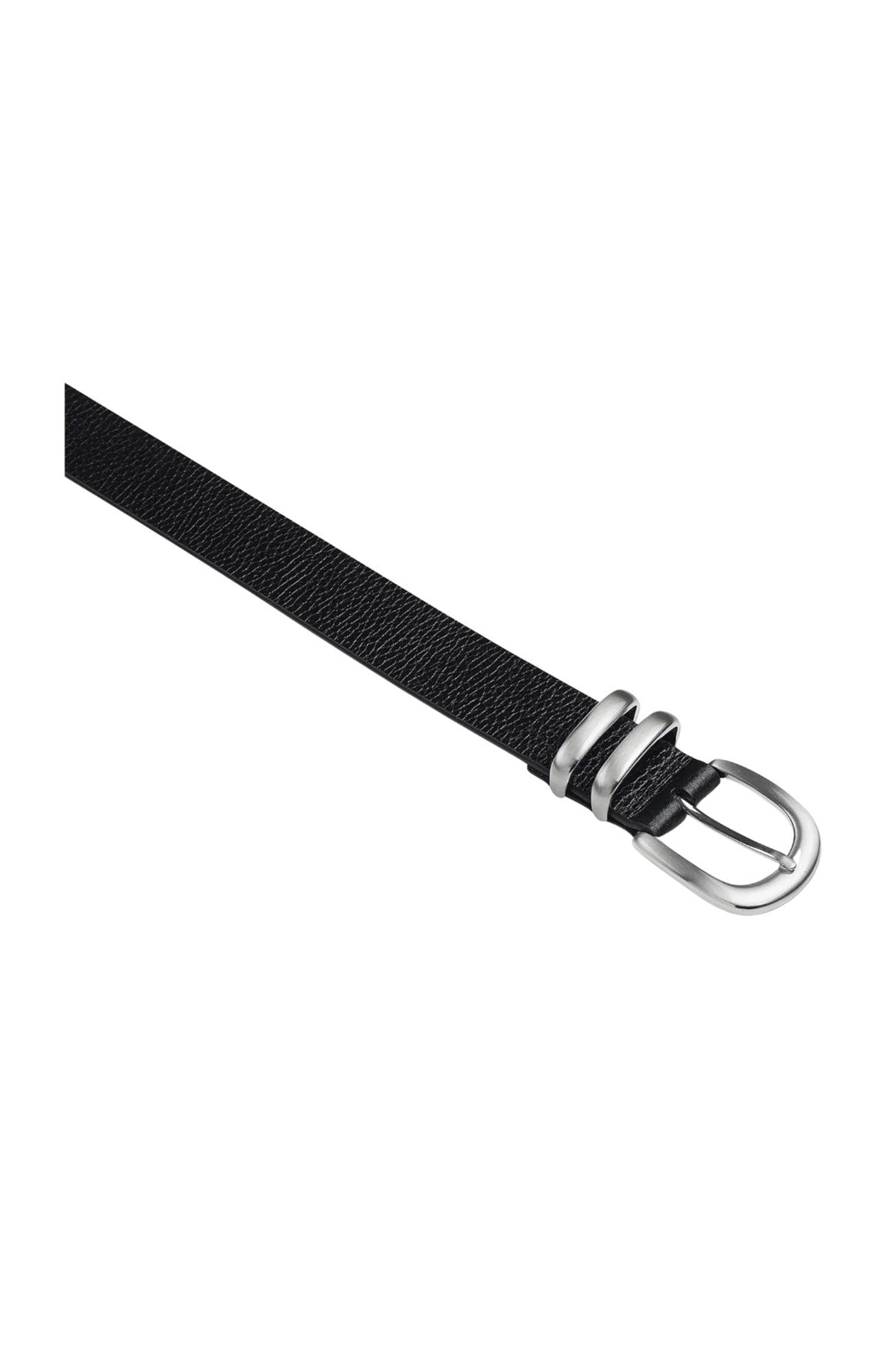 Let It Be Belt Black Silver