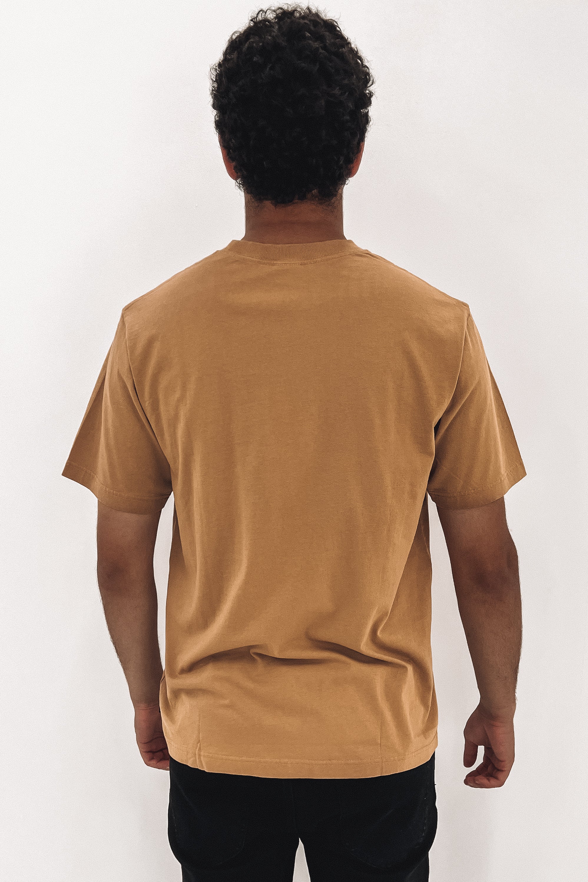 Machine Recycled Retro Fit Tee Chestnut