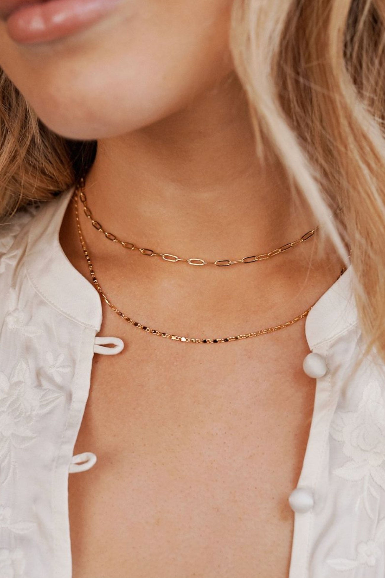 Mila Layered Necklace Gold