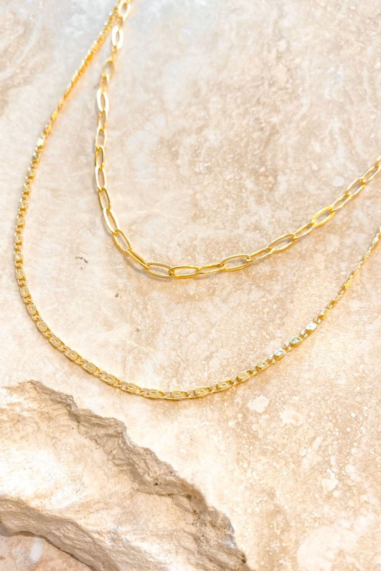 Mila Layered Necklace Gold