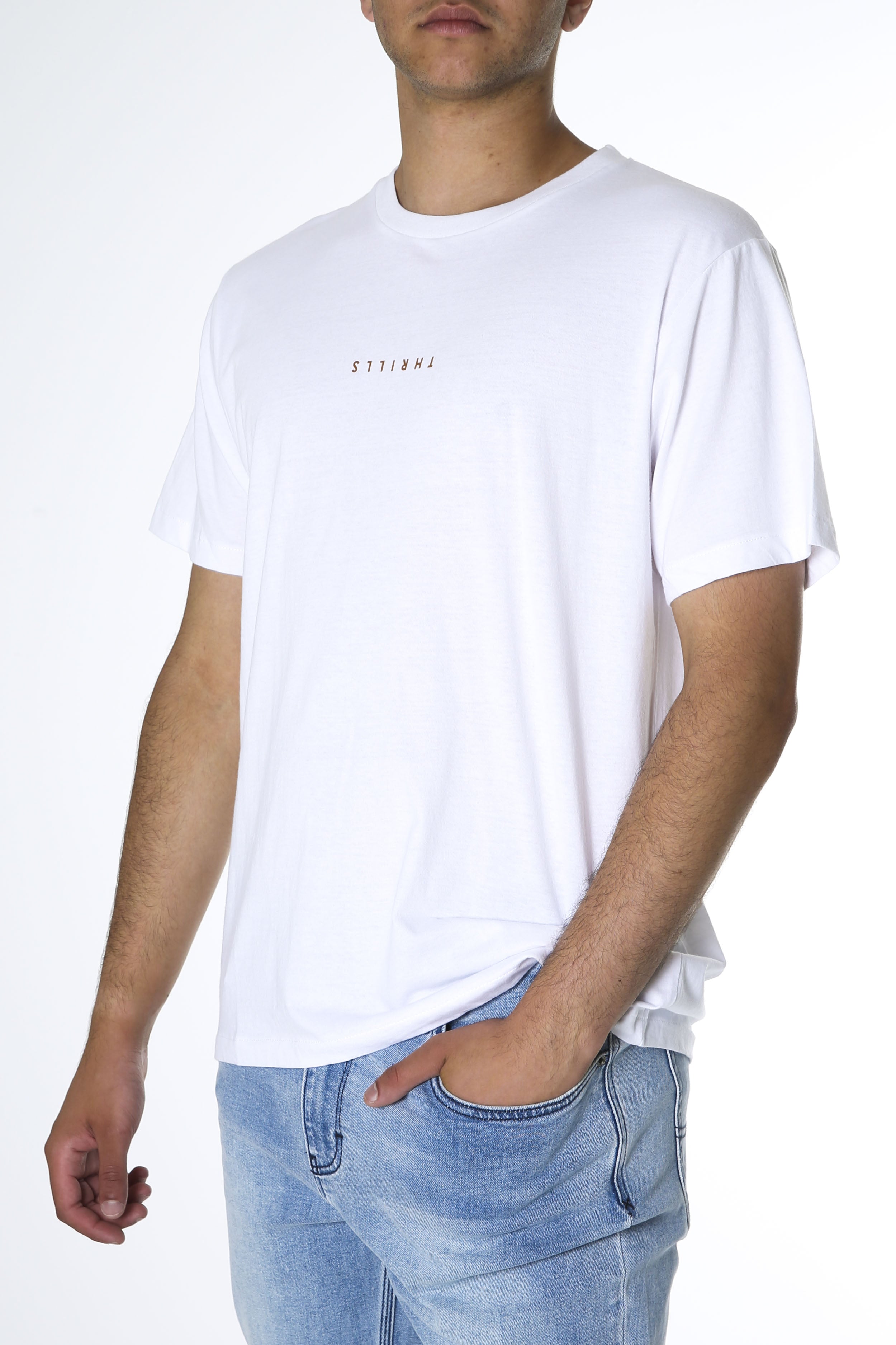 Minimal Thrills Merch Fit Tee White