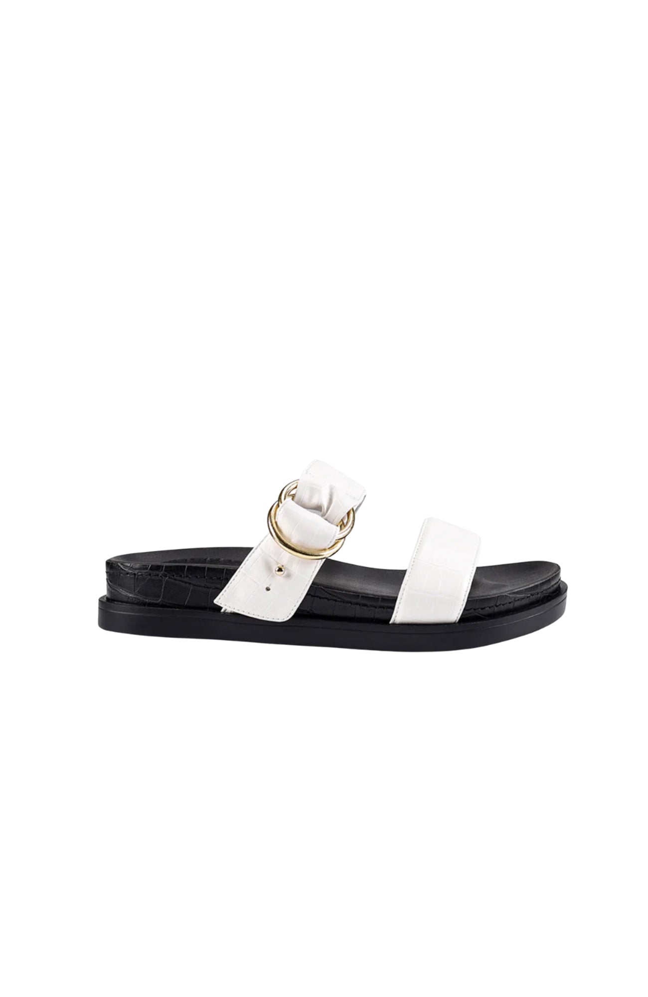 Oslo Sandal White Croc