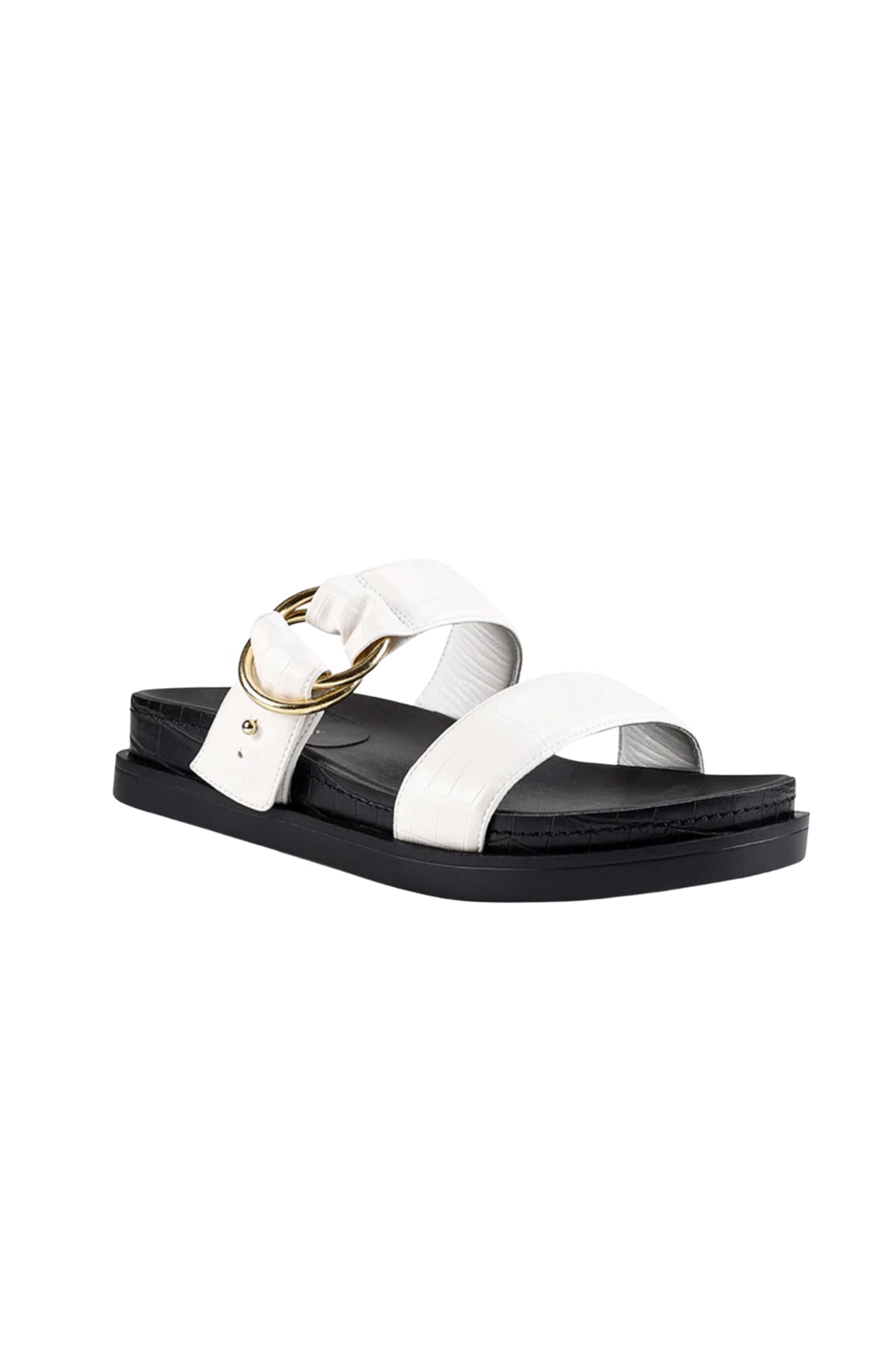 Oslo Sandal White Croc