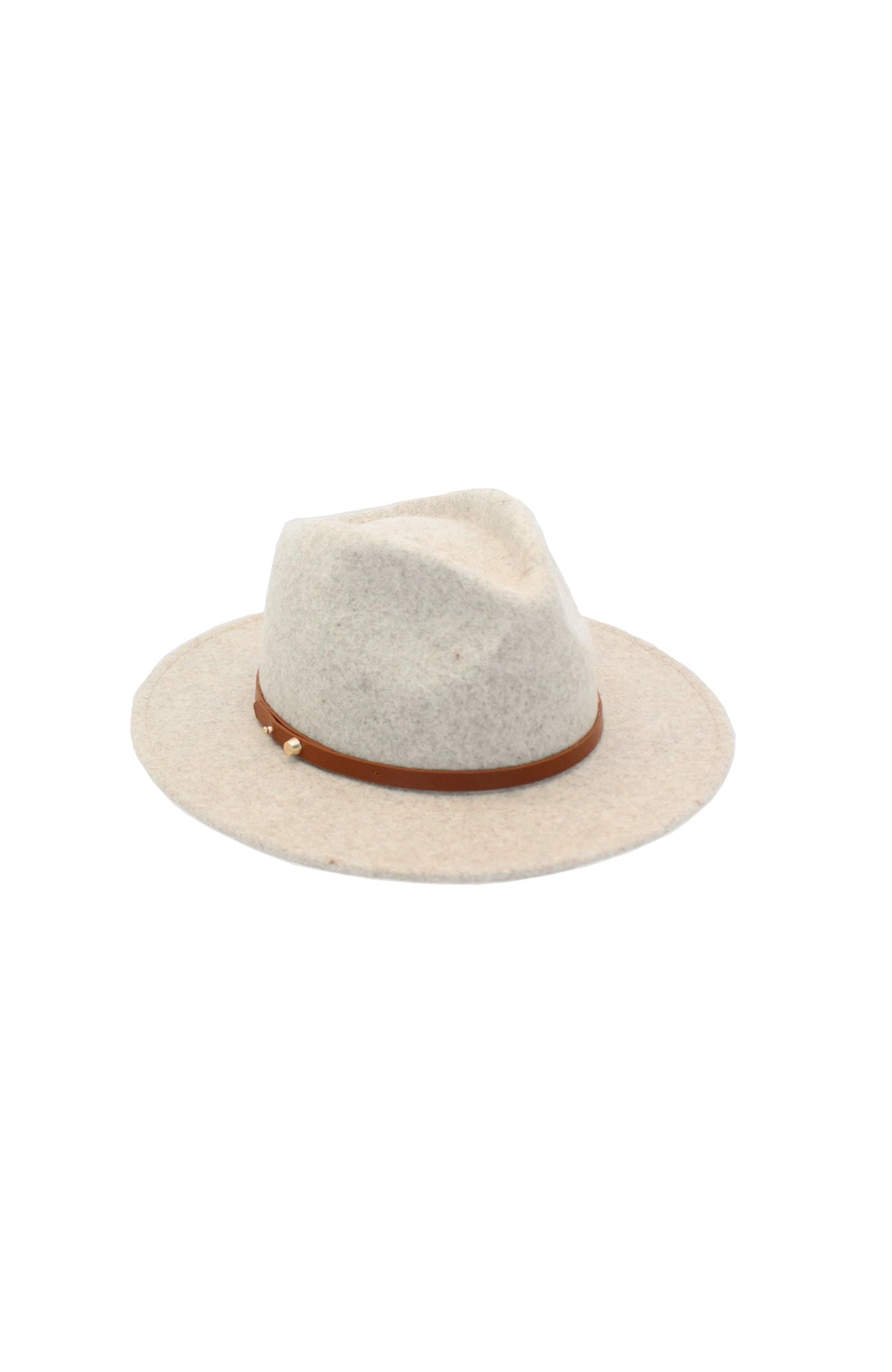 Oslo Felt Fedora Pebble