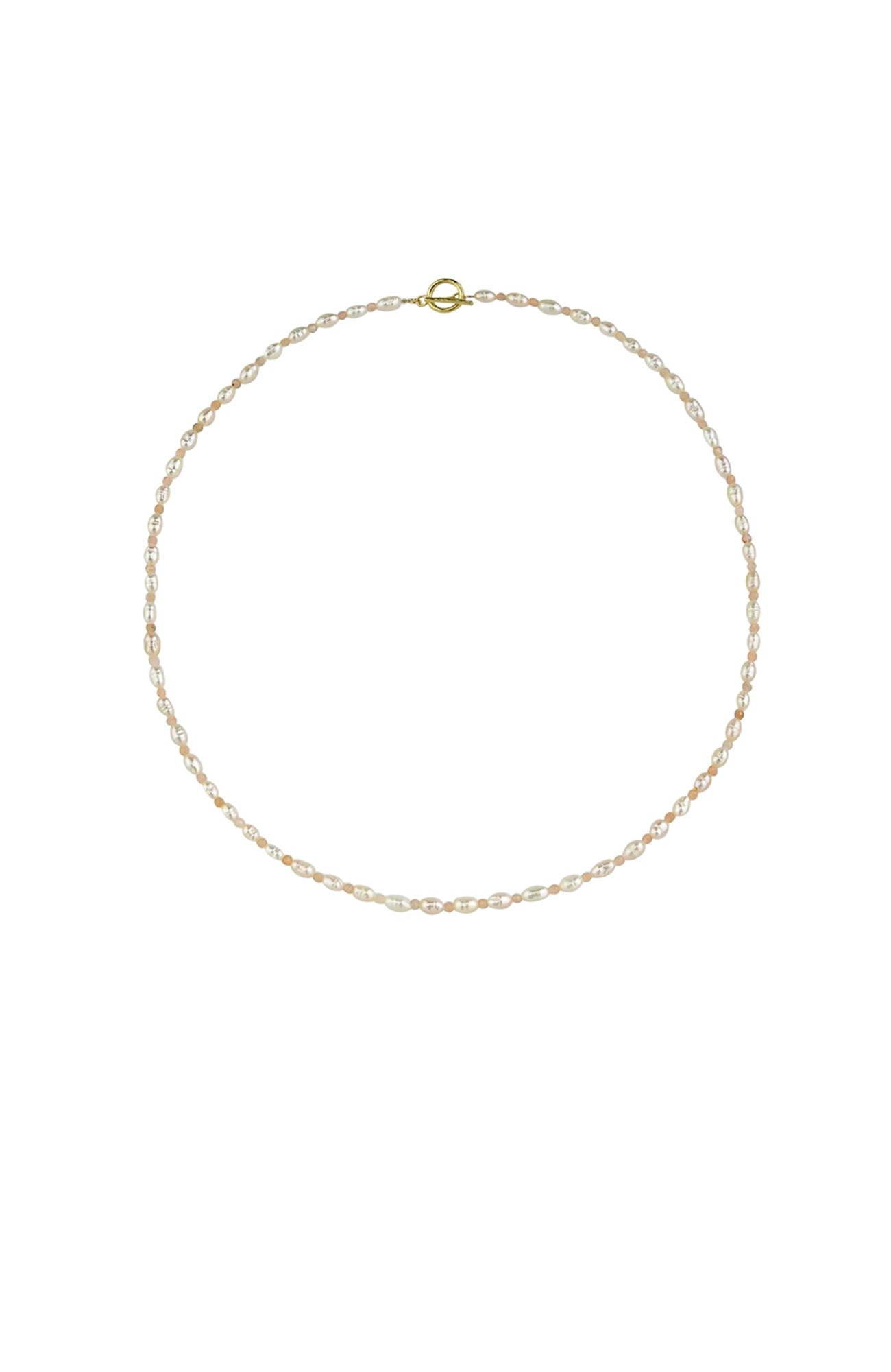 Sayla Pearl Necklace Rose