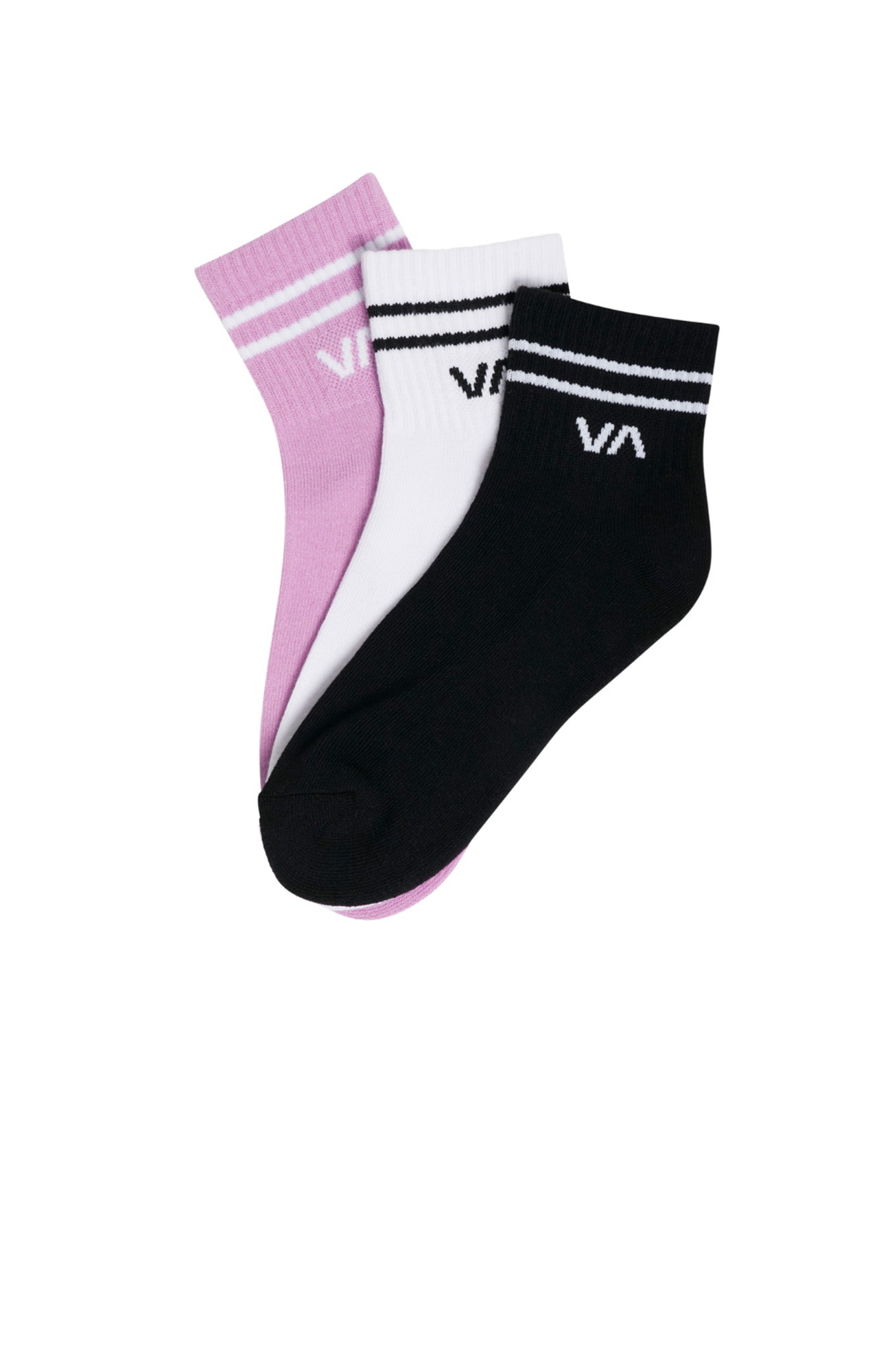 VA Mini Crew Sock 3 Pack Orchid