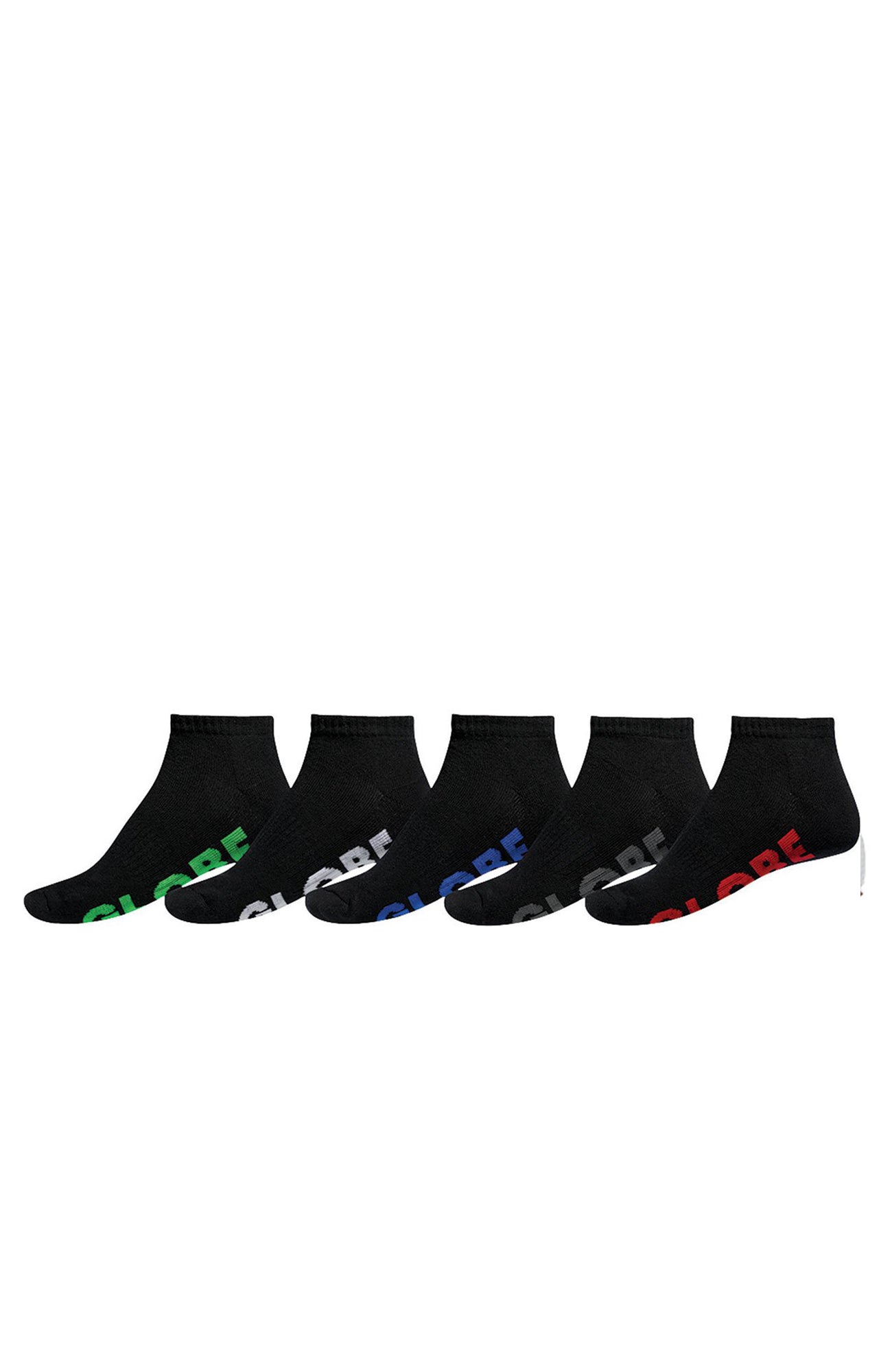 Globe - Stealth Sock 5 Pack Ankle Black