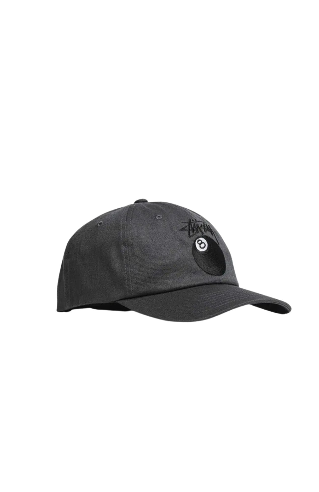 Stock 8 Ball Low Pro Cap Charcoal