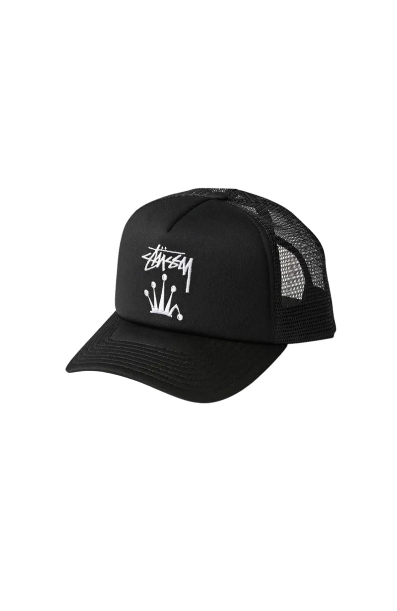 Stock Crown Trucker Cap Black