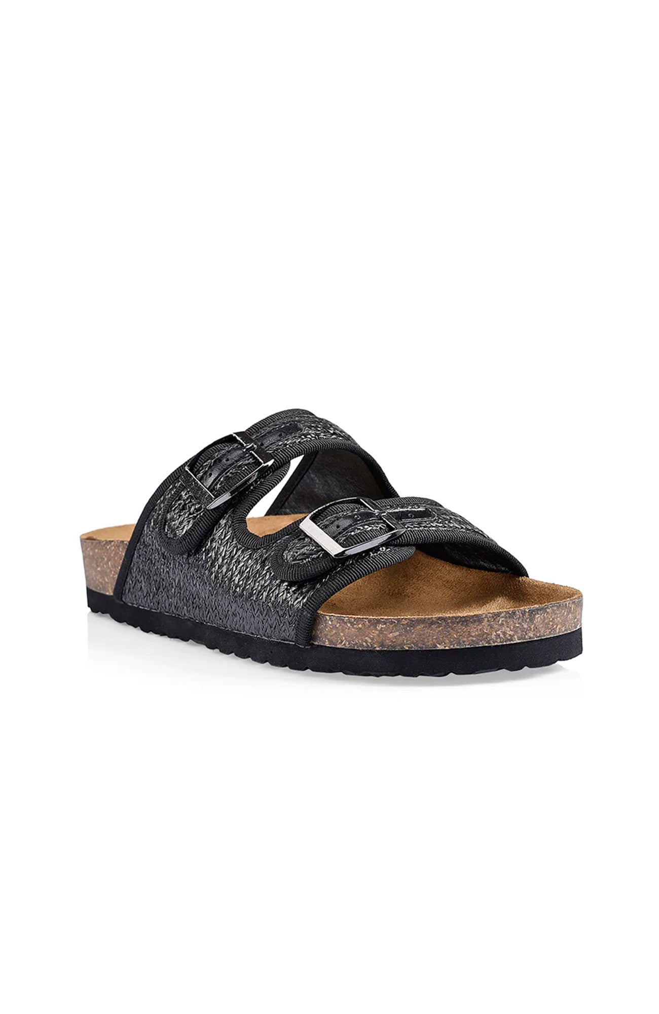 Xyclone Woven Slide Black Weave